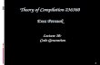 Theory of Compilation 236360 Erez  Petrank