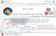 CG-LIMS Brief to Leadership Council