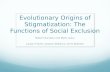 Evolutionary Origins of Stigmatization: The Functions of Social Exclusion
