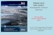 SPRING 2014 EESC G9910  Atmospheric Science Seminar