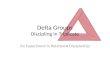 Delta Groups Discipling  in Triplicate