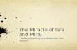 The Miracle of  Isra  and  Miraj