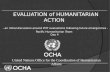 EVALUATION of HUMANITARIAN ACTION
