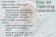 Day 46 Opening Question