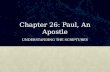 Chapter 26: Paul, An Apostle
