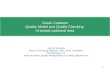 Greek Cadastre Quality Model and Quality Checking  of spatial cadastral data