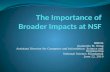 The Importance of Broader Impacts at NSF