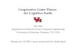 Cooperative Game Theory  for Cognitive Radio
