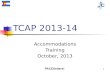 TCAP 2013-14