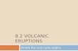 8.2 Volcanic Eruptions