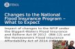 Changes to the National Flood Insurance Program – What to Expect