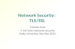 Network Security:  TLS/SSL