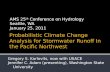 Probabilistic Climate Change Analysis for  Stormwater  Runoff In the Pacific Northwest