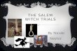 The  salem Witch trials