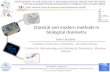 Classical and modern methods in biological  dosimetry