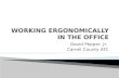 WORKING ERGONOMICALLY IN THE OFFICE