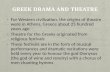 Greek Drama and Theatre