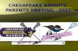 CHESAPEAKE BANDITS  PARENTS MEETING   2012