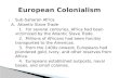 European Colonialism