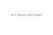 Ch  4 Slavery and Empire