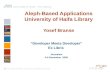 Aleph-Based Applications University of Haifa Library Yosef  Branse