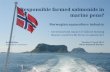 Responsible farmed salmonids in marine pens? Norwegian aquaculture industry