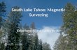 South Lake Tahoe: Magnetic Surveying