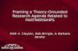 Framing a Theory-Grounded Research Agenda Related to  PARTNERSHIPS