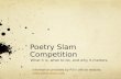 Poetry Slam Competition