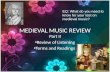 MEDIEVAL MUSIC REVIEW