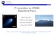 Presentation to MEPAG Comets at Mars