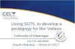 Using  SOTL to develop a pedagogy for the  Valleys