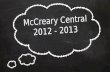 McCreary Central 2012 - 2013