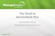 The Road  to ServiceDesk  Plus