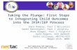 Taking  the Plunge: First Steps to Integrating Child Outcomes into the IFSP/IEP Process