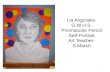 Lia Argyrakis - G.W.H.S. Prismacolor  Pencil Self-Portrait Art Teacher-  S.Marsh