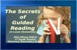 The Secrets of Guided Reading (In Lower Elementary)