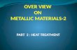 OVER VIEW  ON  METALLIC MATERIALS-2