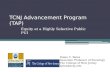 TCNJ Advancement Program (TAP)