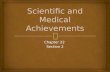 Scientific and Medical Achievements