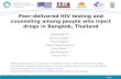 Peer-delivered HIV testing and counseling among people who inject drugs in Bangkok, Thailand