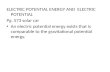 ELECTRIC POTENTIAL ENERGY AND  ELECTRIC POTENTIAL Pg. 573 solar car