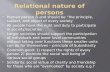 Relational nature of persons