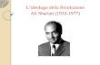 L’ideologo della Rivoluzione Ali  Shariati  (1933-1977)
