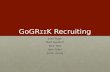 GoGR ΣΣ K  Recruiting