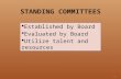 Standing committees