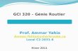 GCI 320 – Génie Routier