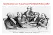 Foundations of American Political Philosophy