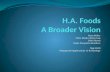 H.A. Foods A Broader Vision