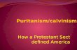 Puritanism/ calvinism